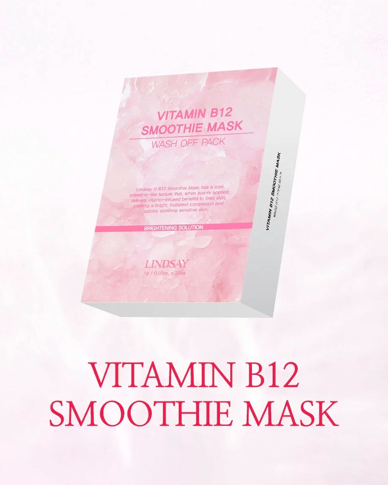 LINDSAY Vitamin B12 Smoothie Mask Wash Off Pack