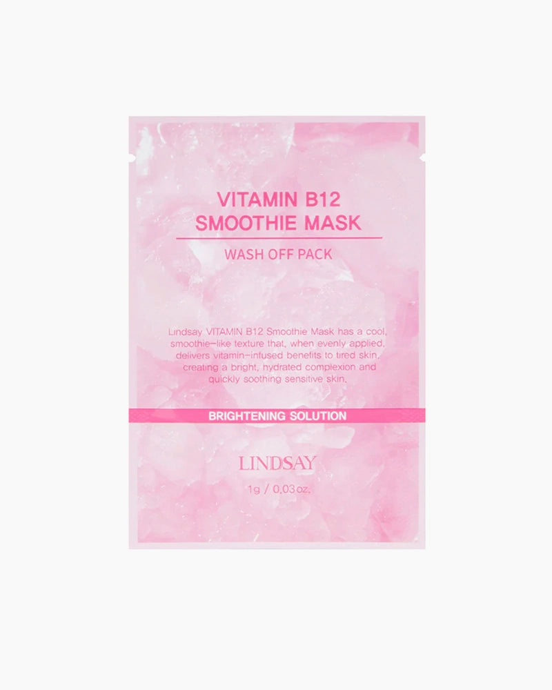 LINDSAY Vitamin B12 Smoothie Mask Wash Off Pack