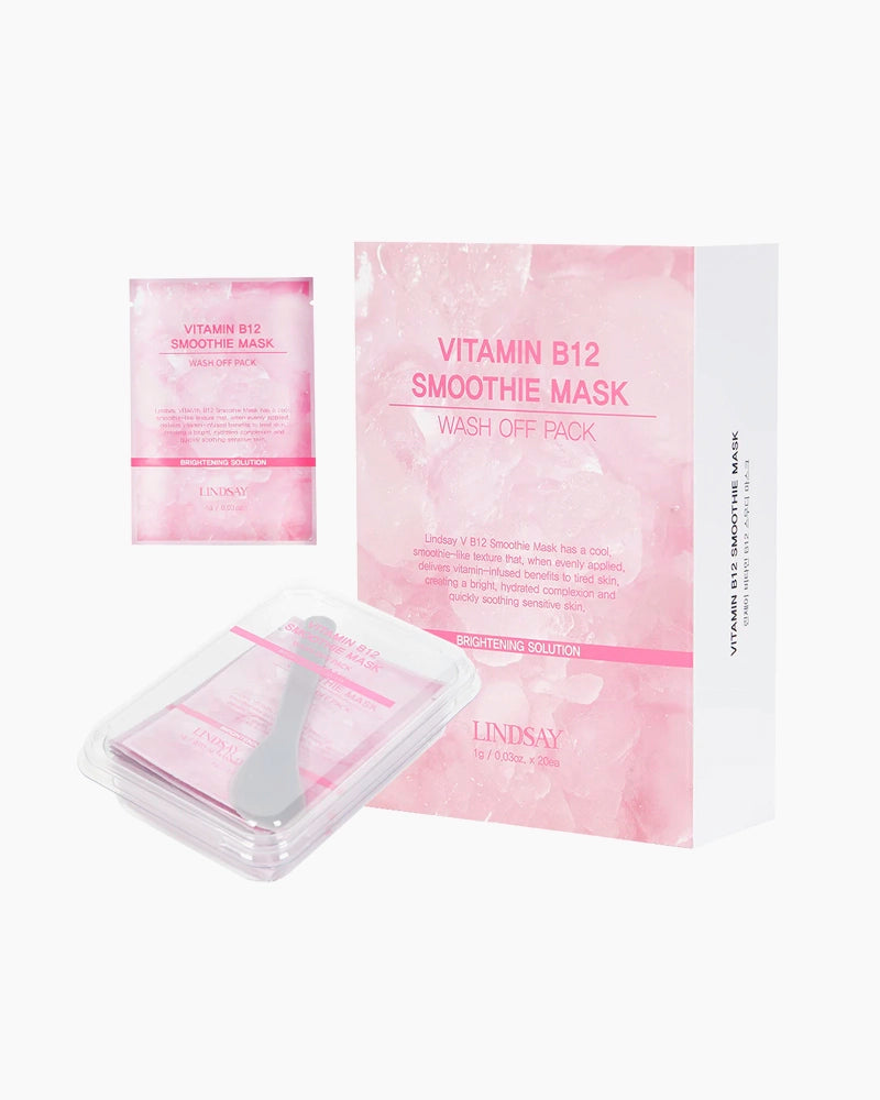 LINDSAY Vitamin B12 Smoothie Mask Wash Off Pack