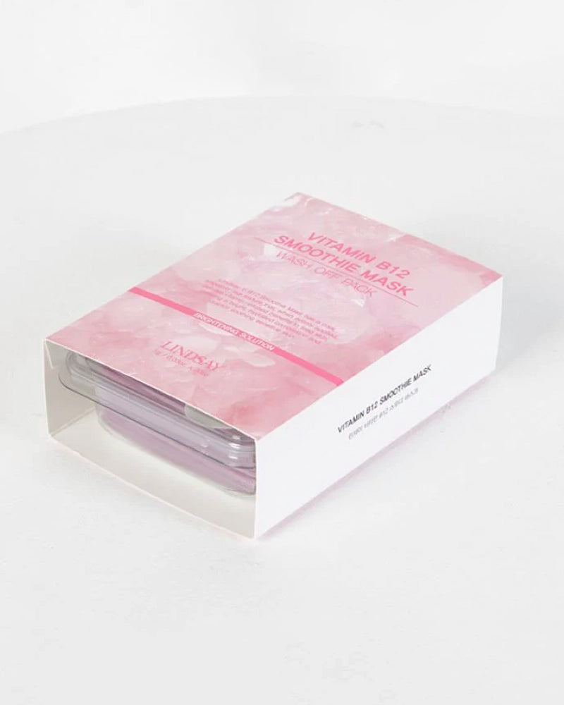 LINDSAY Vitamin B12 Smoothie Mask Wash Off Pack