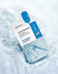 Masque essentiel à l'eau et à l'hyaluronate MEDIHEAL (Renouvellement)