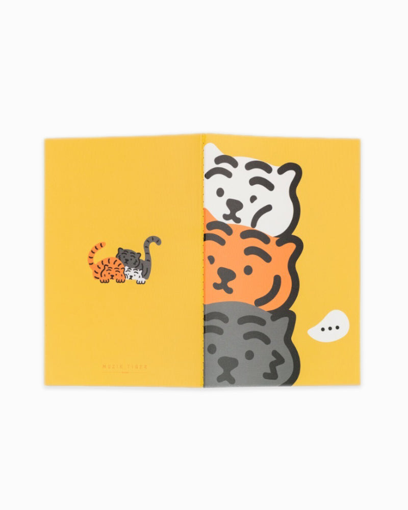 MUZIKTIGER© 3 Colours Tiger Sewing Notebook