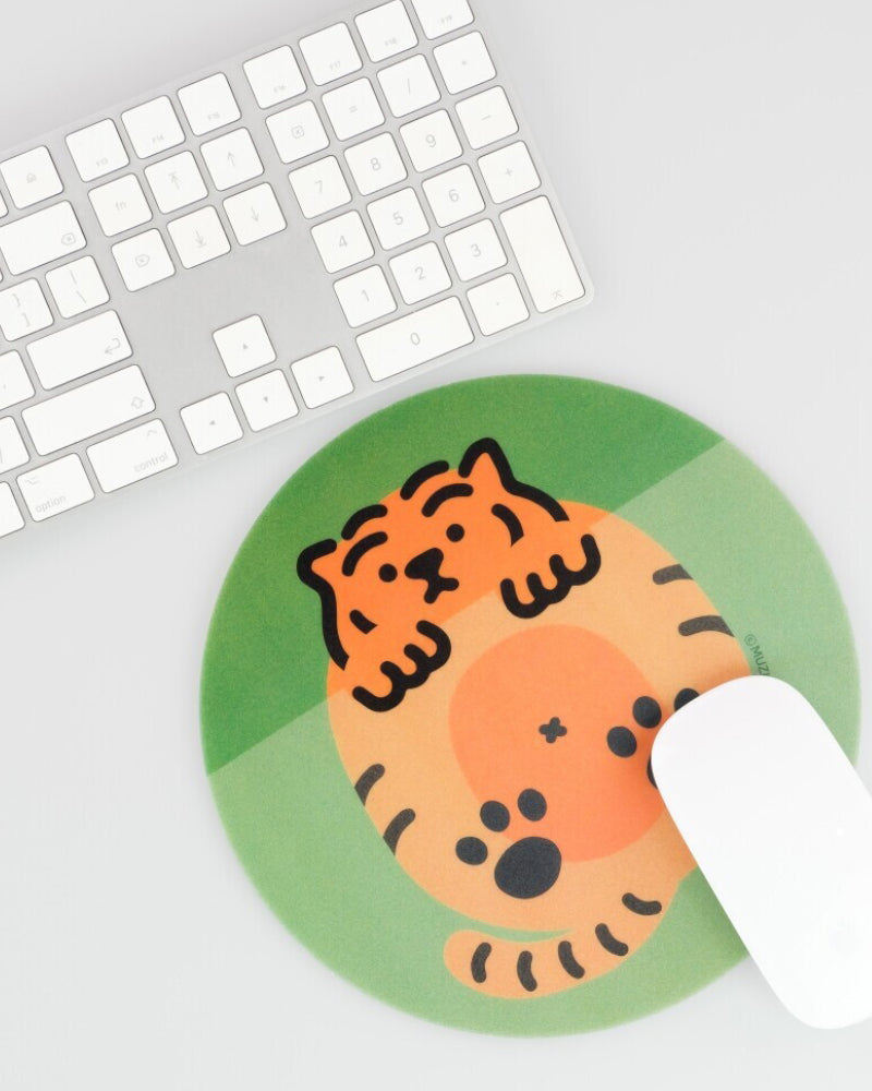 Tapis de souris en PVC MUZIKTIGER© Peekaboo Tigre