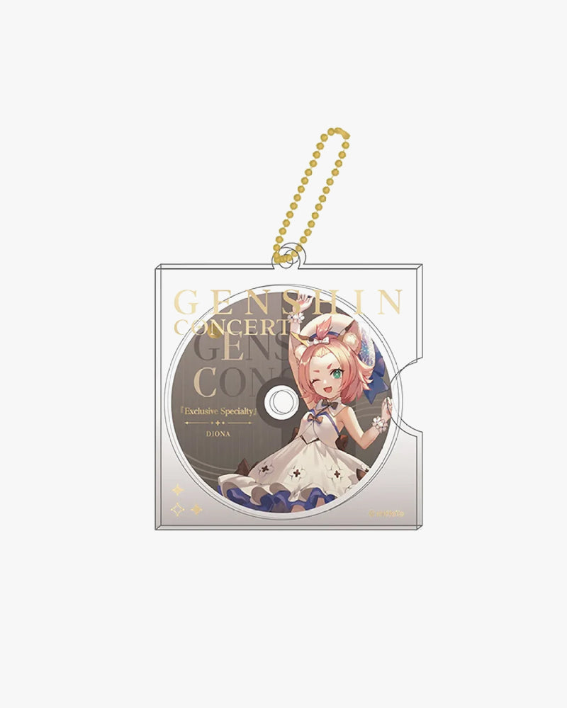 Porte-clés de style CD Genshin Impact© Mélodies d'un voyage sans fin