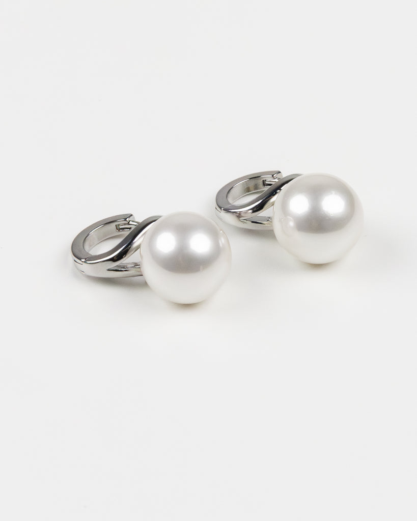 NYU NYU Pure Pearl Hoops