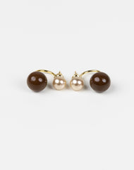 NYU NYU Pearl Duo Hoops
