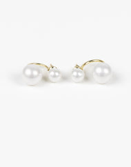 NYU NYU Pearl Duo Hoops