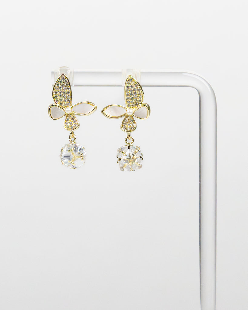 NYU NYU Butterfly Gem Earrings