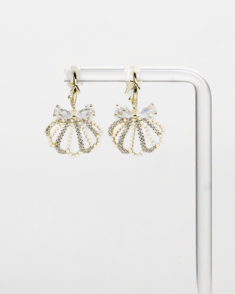 NYU NYU Golden Tide Bow Earrings
