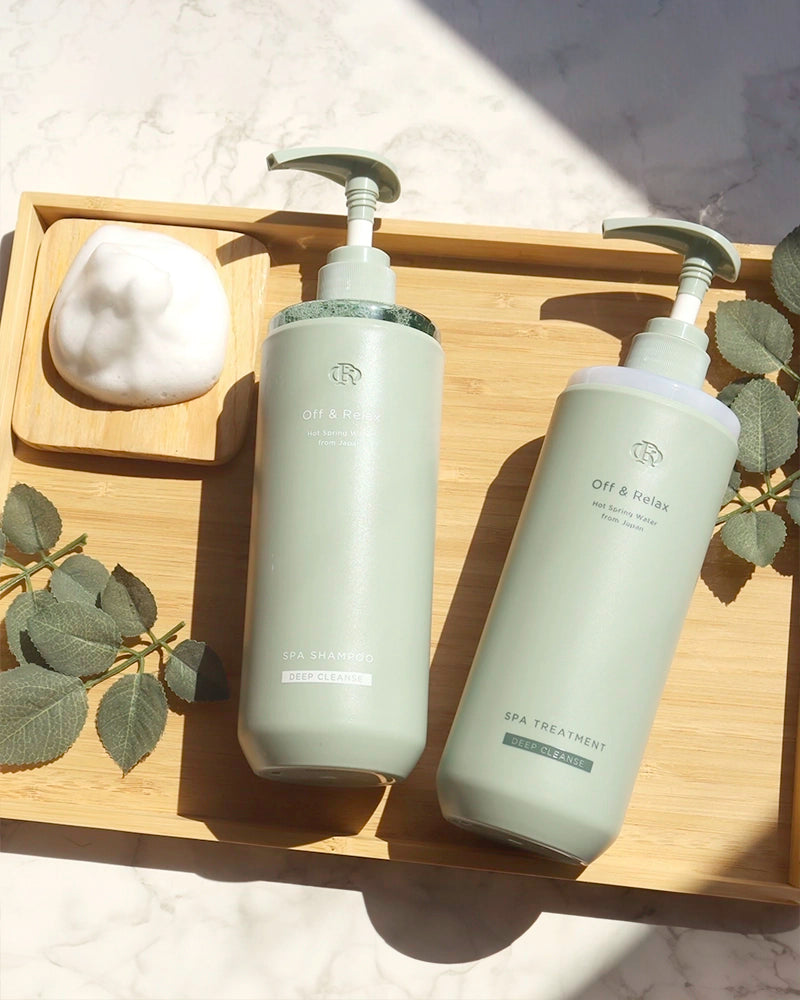 OFF & RELAX Hot Spring Water Spa Shampoo Deep Cleanse