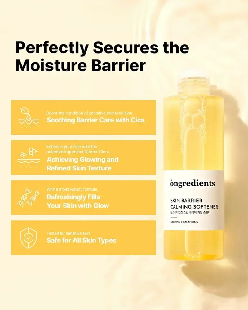 ongredients Skin Barrier Calming Softener