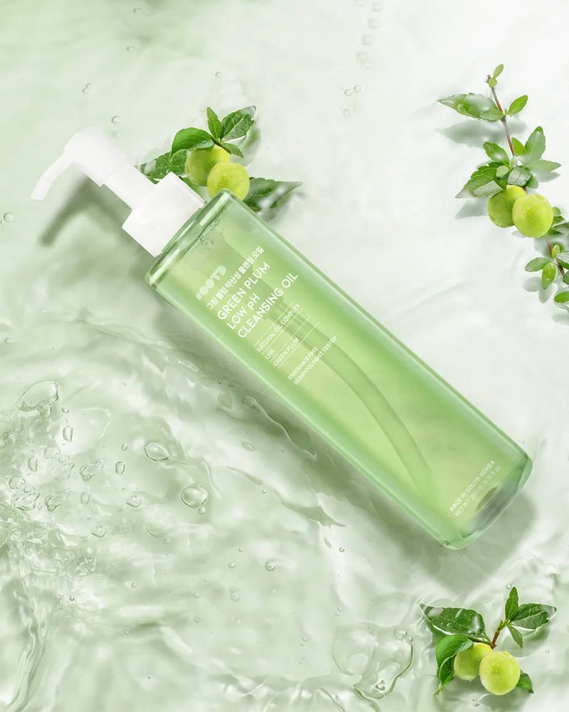 #OOTD Green Plum Low pH Cleansing Oil
