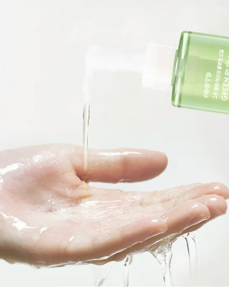 #OOTD Green Plum Low pH Cleansing Oil