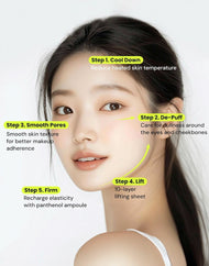 PO:DL Red Bean Panthenol Coolfit Gelfting Mask