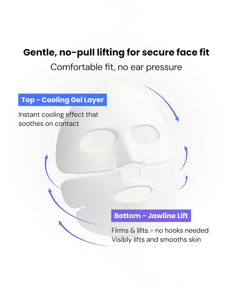 PO:DL Red Bean Panthenol Coolfit Gelfting Mask