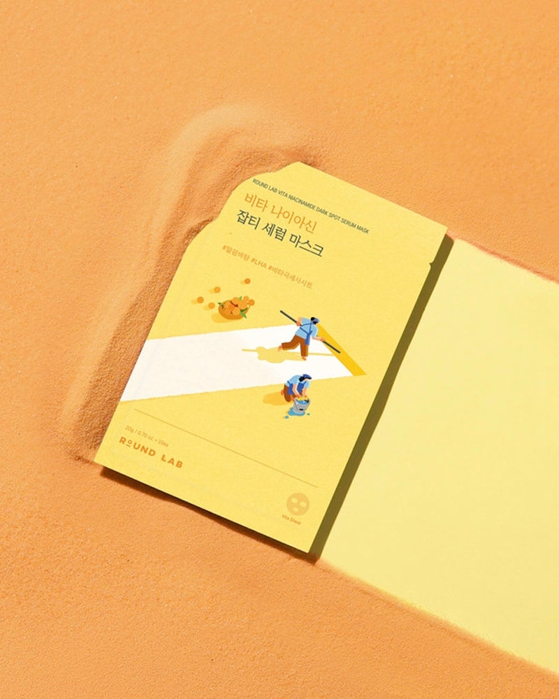 Masque en tissu sérum anti-taches ROUND LAB Vita Niacinamide