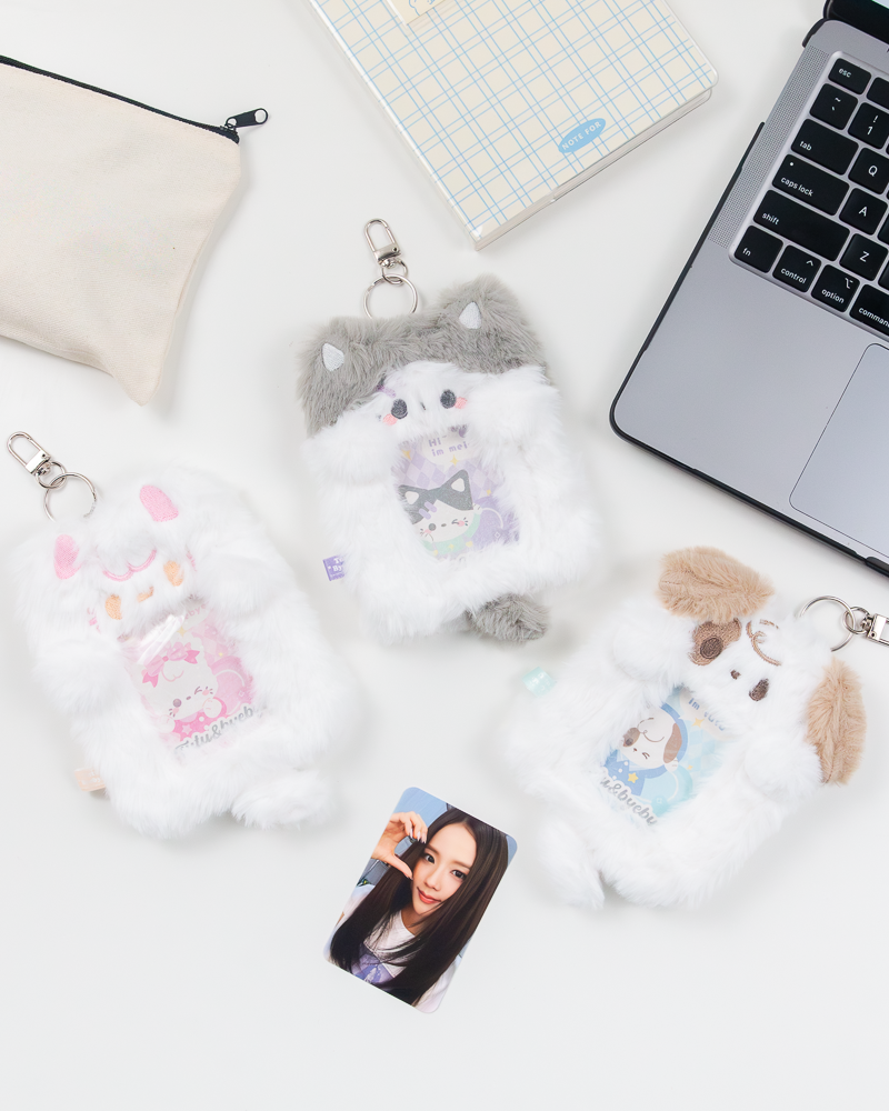 Rosyposy Tutu Byebye Animal Card Holder Keychain