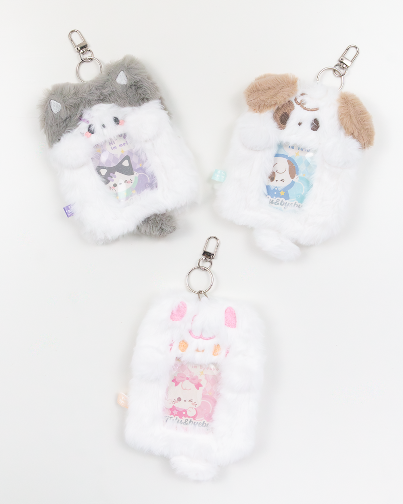 Rosyposy Tutu Byebye Animal Card Holder Keychain