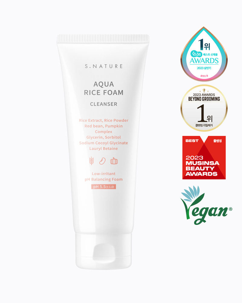 Nettoyant moussant à l'eau de riz S.NATURE