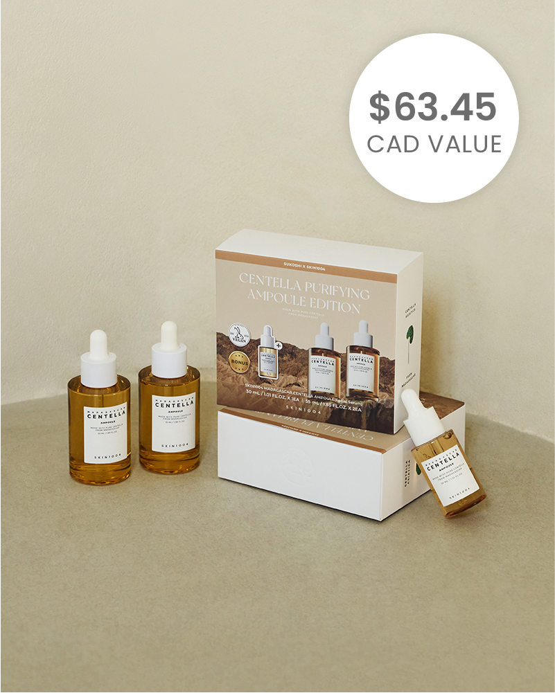 SUKOSHI x SKIN1004 Centella Purifying Ampoule Edition