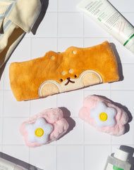 Ensemble bandeau et bracelets nettoyants pour le visage SUKOSHI MO