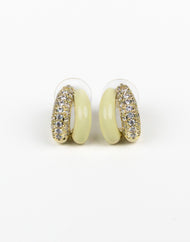 SUKOSHI Halo Huggie Hoops