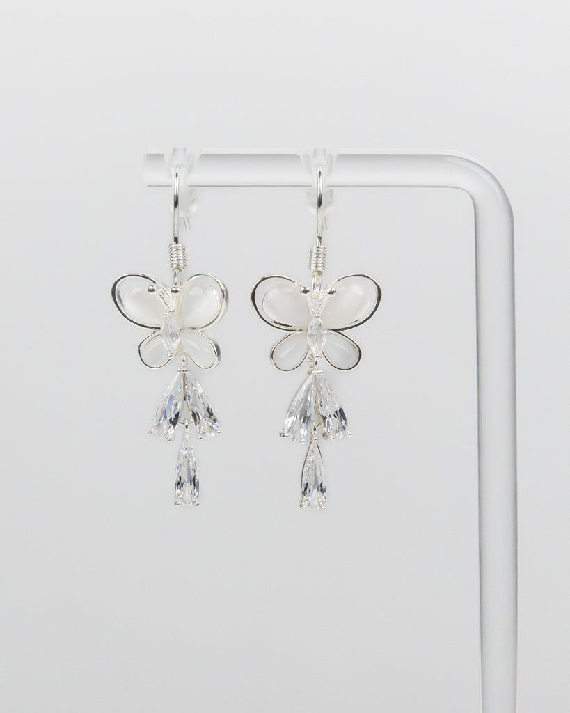 SUKOSHI Opal Butterfly Crystal Teardrop Dangle