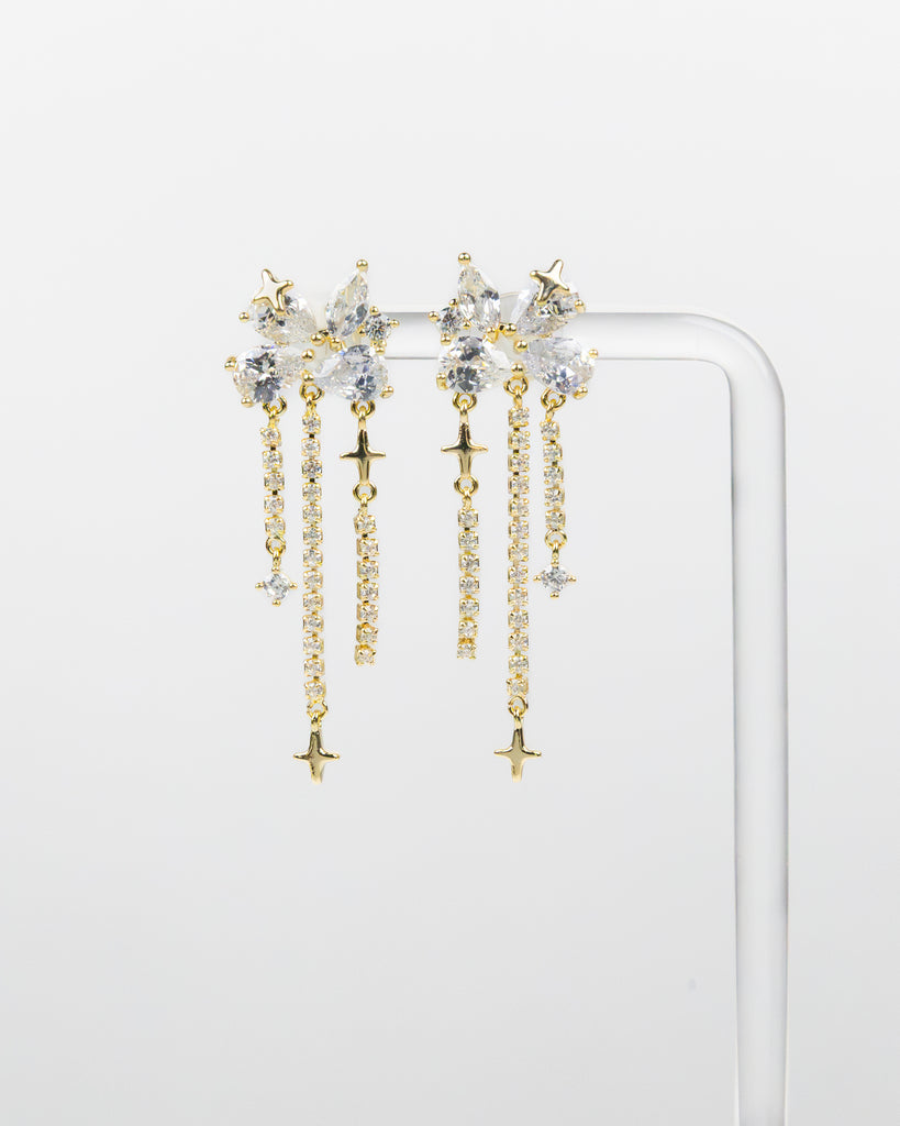 SUKOSHI Stardust Cascade Drop Earrings