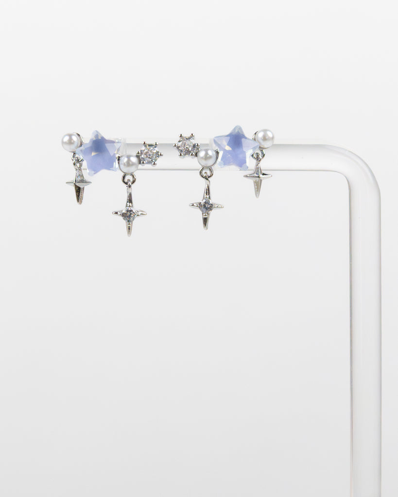 SUKOSHI Celeste Periwinkle Star Studs