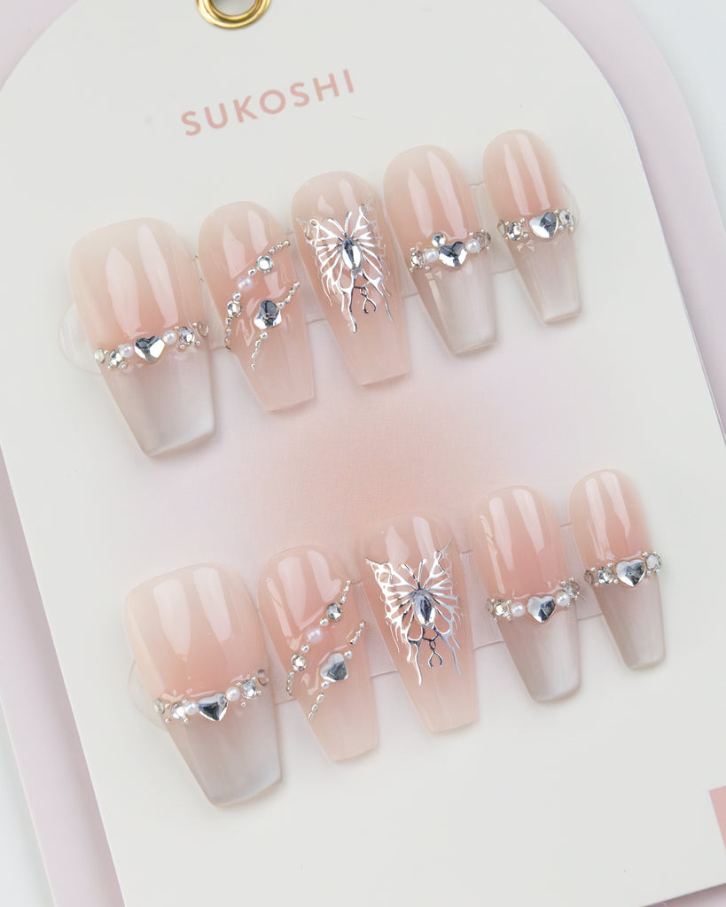 SUKOSHI Handmade Press-On Nails Tiny Light