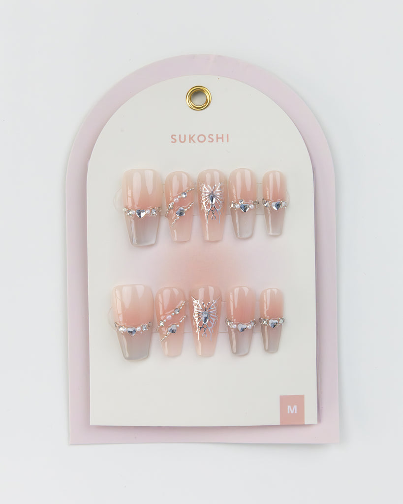 SUKOSHI Handmade Press-On Nails Tiny Light
