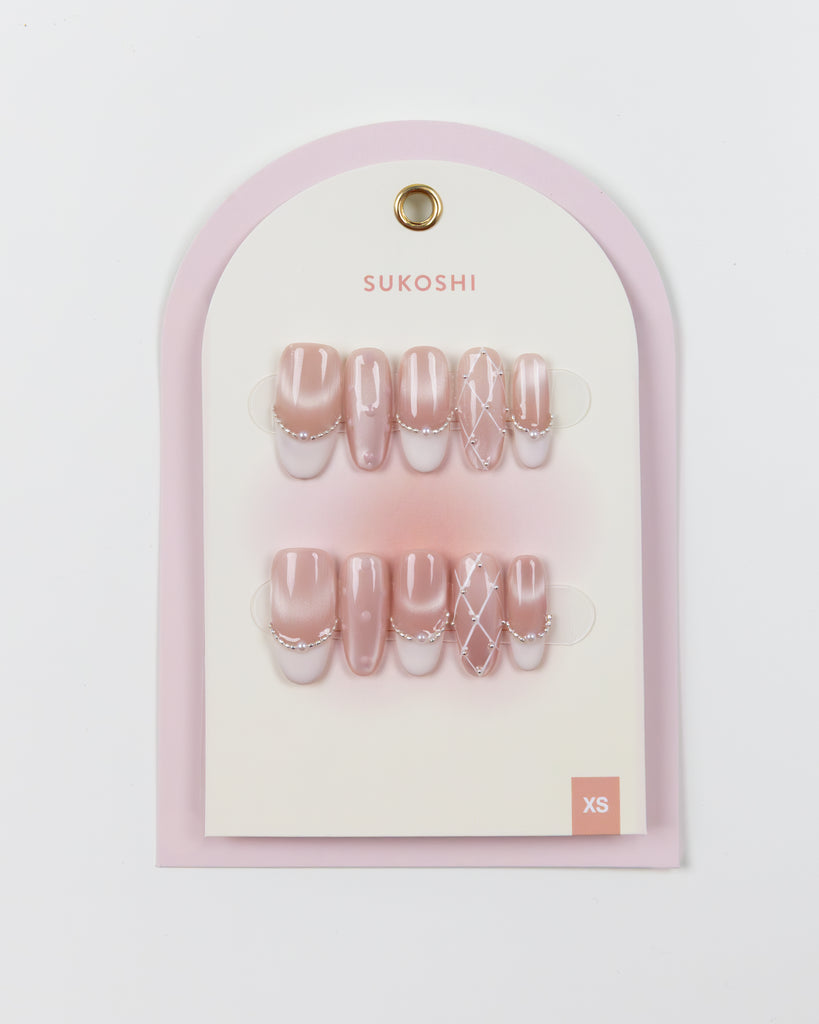 SUKOSHI Handmade Press-On Nails Pretty in Pink