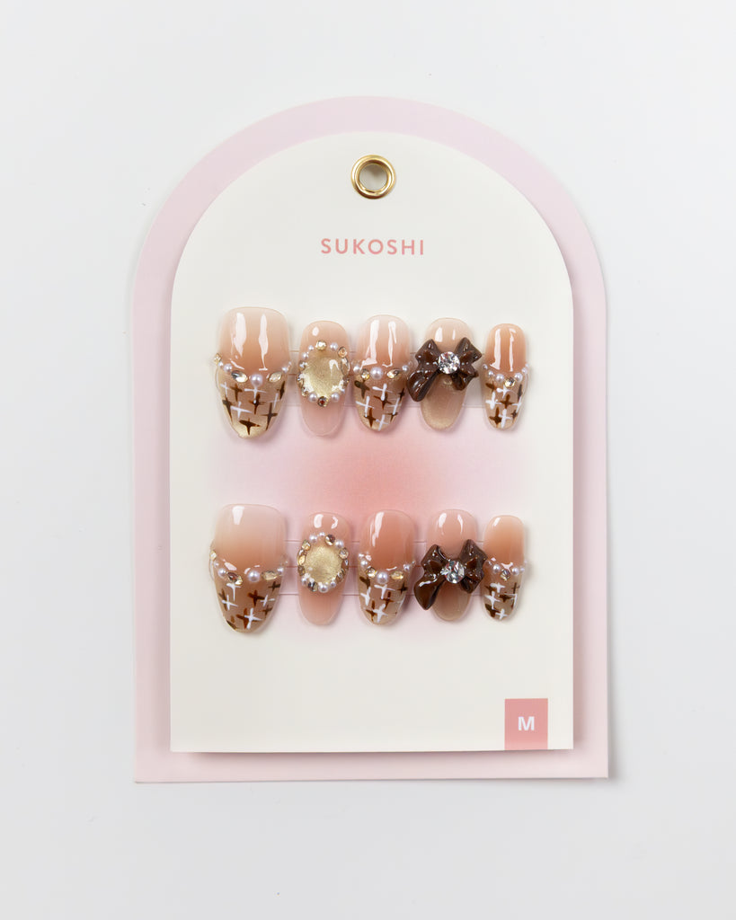 SUKOSHI Handmade Press-On Nails Evening Mood