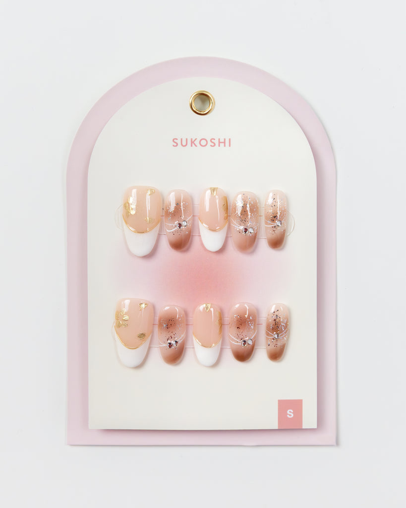 SUKOSHI Handmade Press-On Nails Autumn Leaves