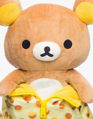 Sac de couchage en peluche San-X© Rilakkuma à motif de glands