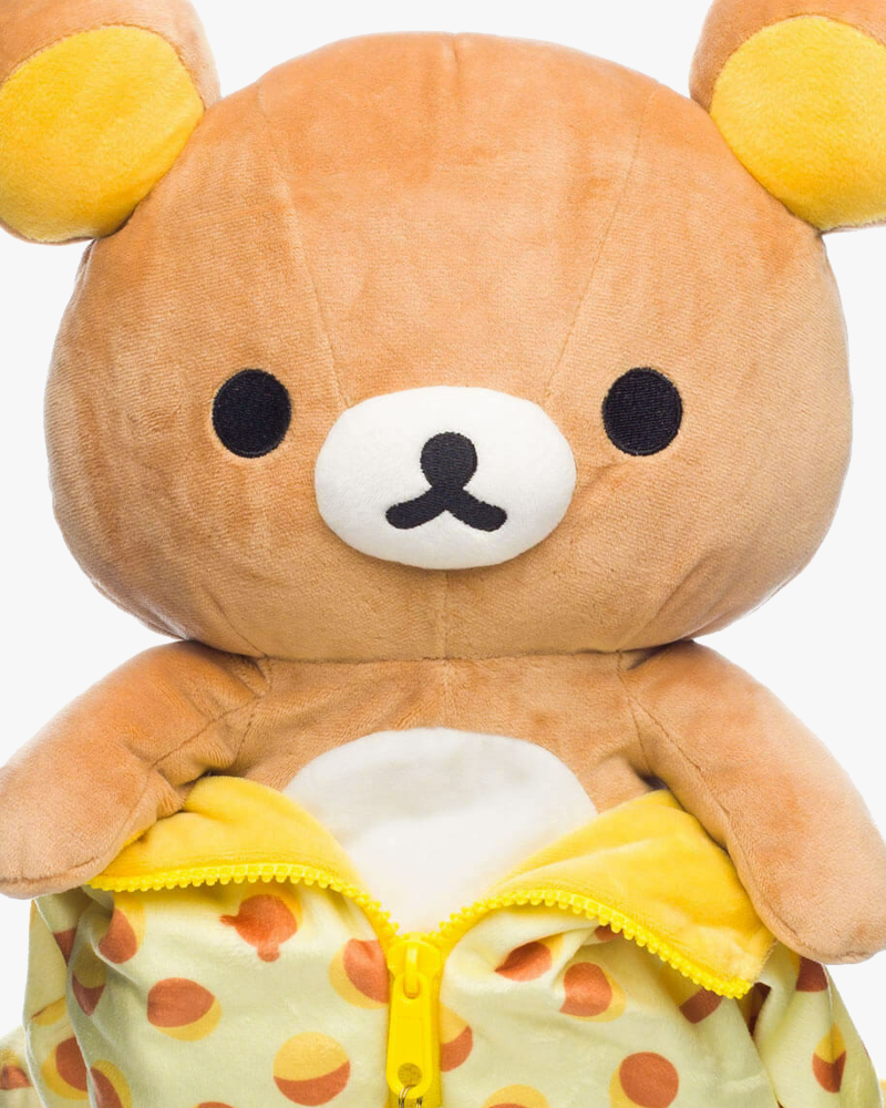 Sac de couchage en peluche San-X© Rilakkuma à motif de glands
