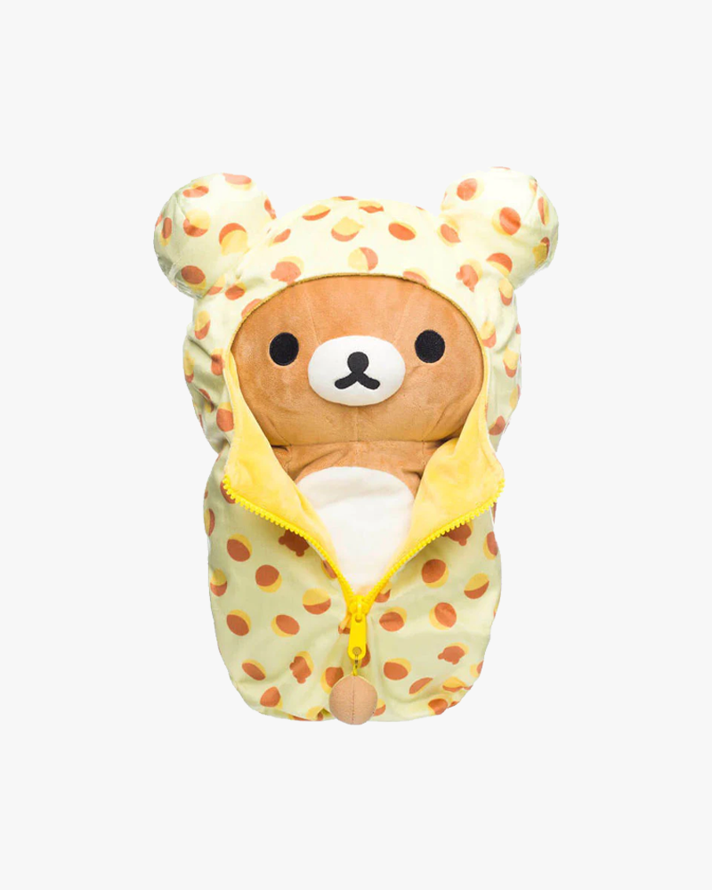 Sac de couchage en peluche San-X© Rilakkuma à motif de glands