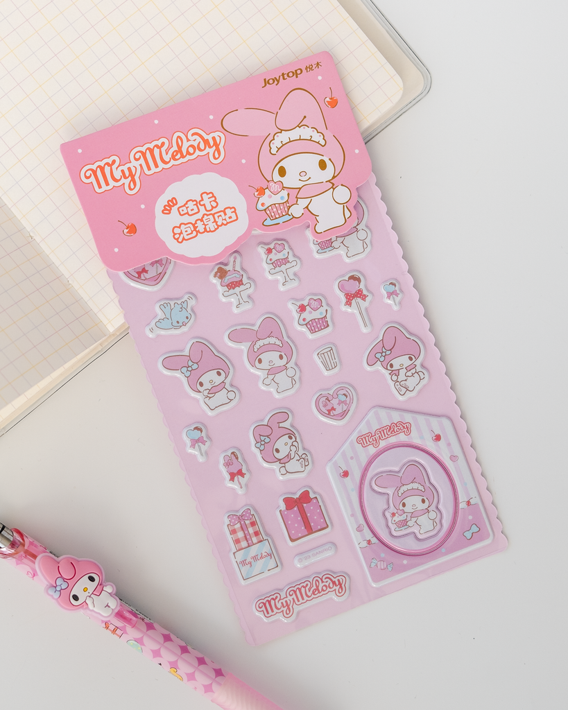 Sanrio® Characters Afternoon Tea Time Foam Stickers