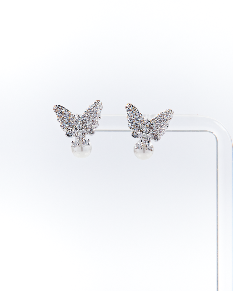 Boucles d'oreilles Flutter en argent de NYU