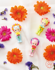Coffret cadeau surprise en forme de fleur avec mini figurine Sonny Angel®