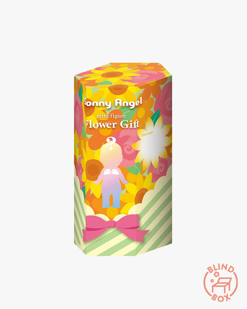 Coffret cadeau surprise en forme de fleur avec mini figurine Sonny Angel®