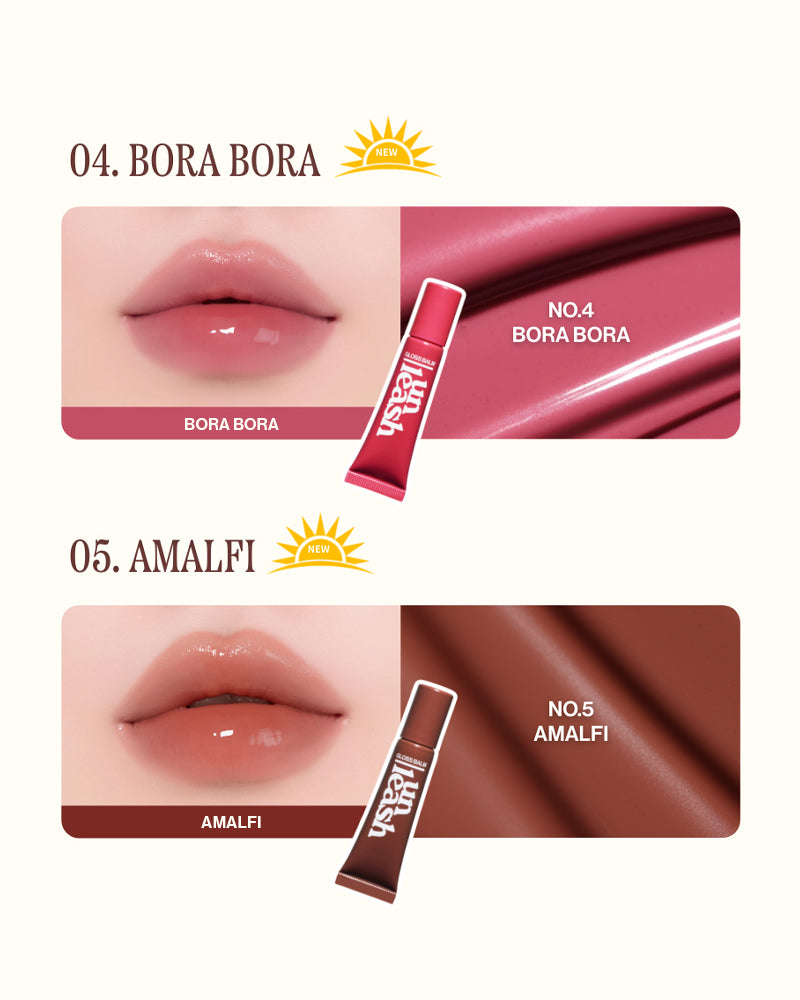 unleashia Sunset Dazzle Gloss Balm