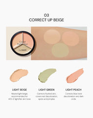 the SAEM Cover Perfection Triple Pot Concealer