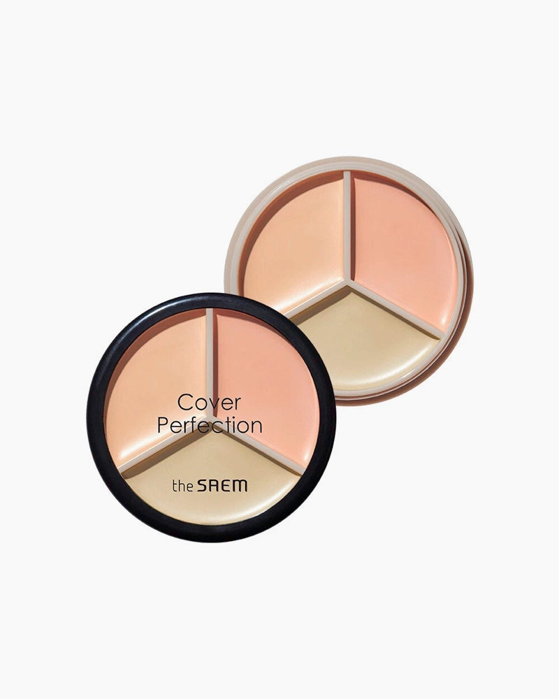 the SAEM Cover Perfection Triple Pot Concealer