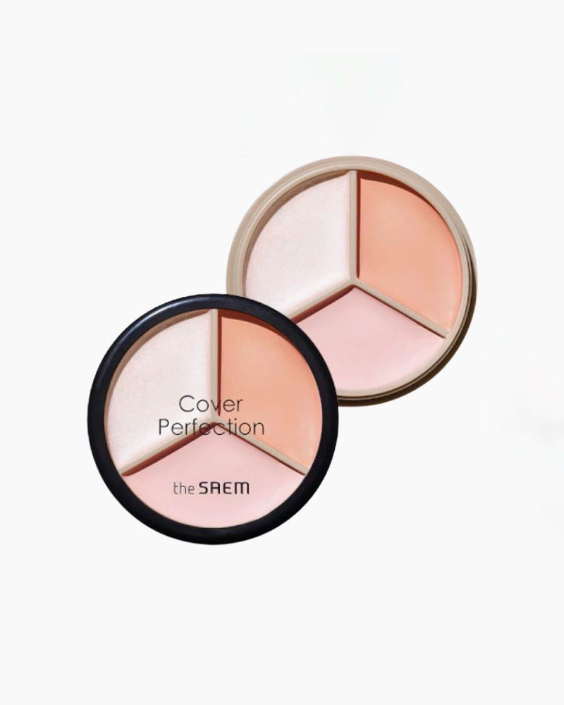 the SAEM Cover Perfection Triple Pot Concealer