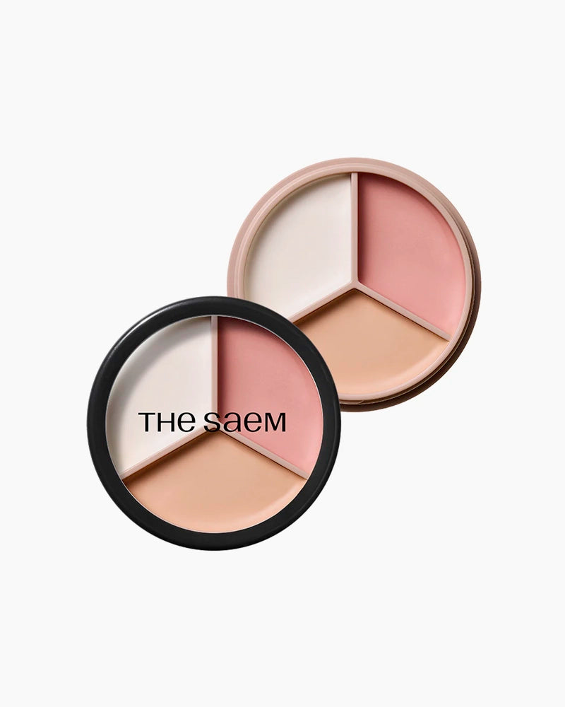 the SAEM Cover Perfection Triple Pot Concealer