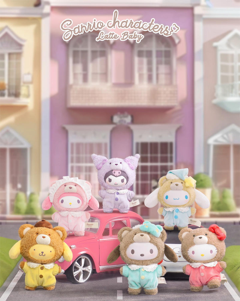 TOP TOY Sanrio® Characters Latte Baby Series Plush Blind Box