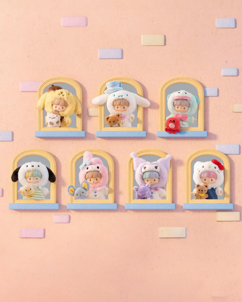 Zzoton x Sanrio® Love League Buddies Series Plush Blind Box