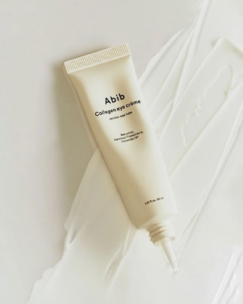 Crème contour des yeux au collagène en tube Abib Jericho Rose