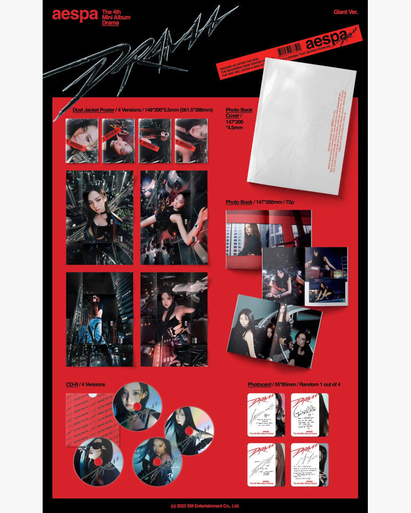 aespa - 4e mini-album [Drame] (Version géante) (4 versions)